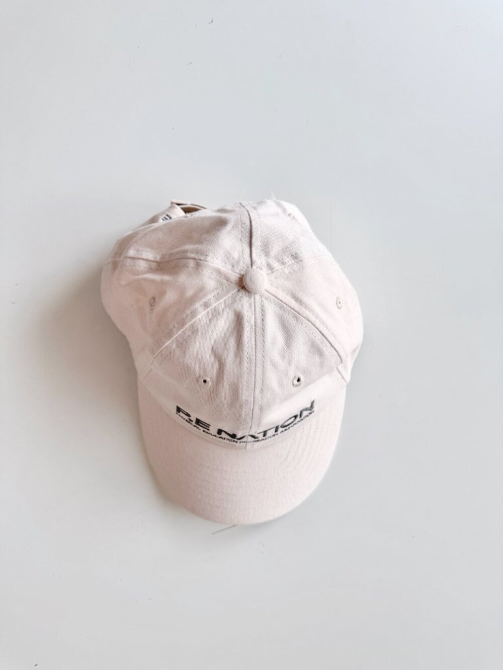 NWT P.E NATION Homage Pink Cotton Canvas Embroidered Baseball Cap Hat, One Size - Picture 2 of 14